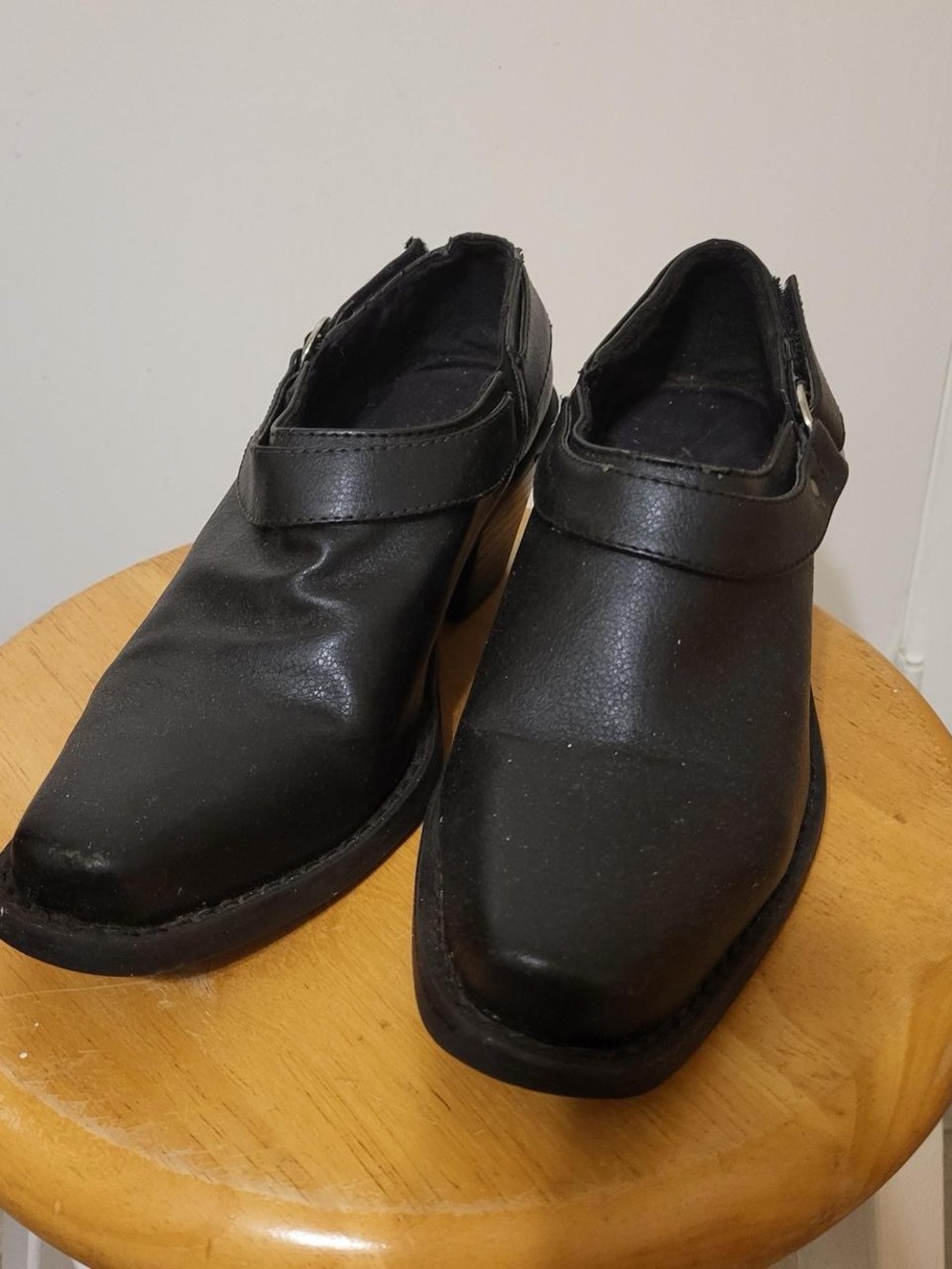 Black Slip-On Dress Shoes